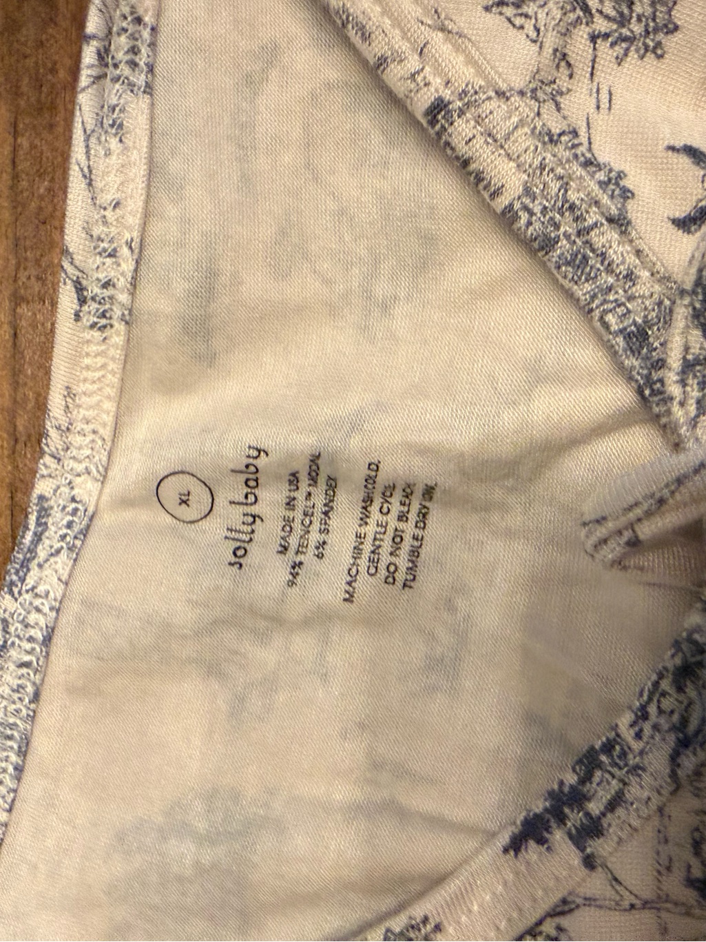 Solly Baby- Women's Cream Floral Lounge Sleep Set — image 3 of 3